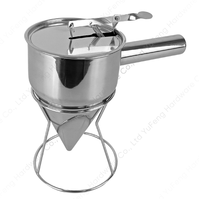 Stainless Steel Pancake Batter Dispenser with Stand
