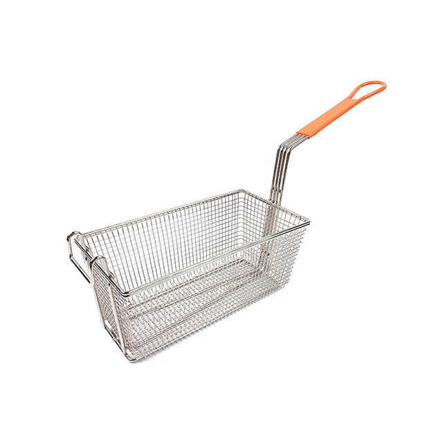 China large round deep fryer basket manufacturers, large round deep