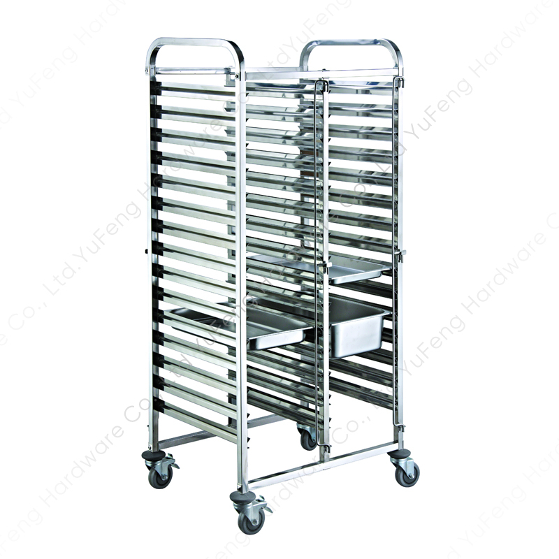 Stainless Steel Gn Pan Tray Trolley Rack - Buy gn pan rack, pan trolley ...