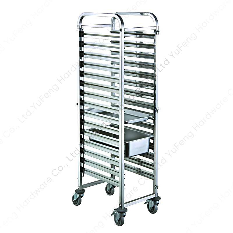 Stainless Steel Gn Pan Tray Trolley Rack - Buy gn pan rack, pan trolley ...