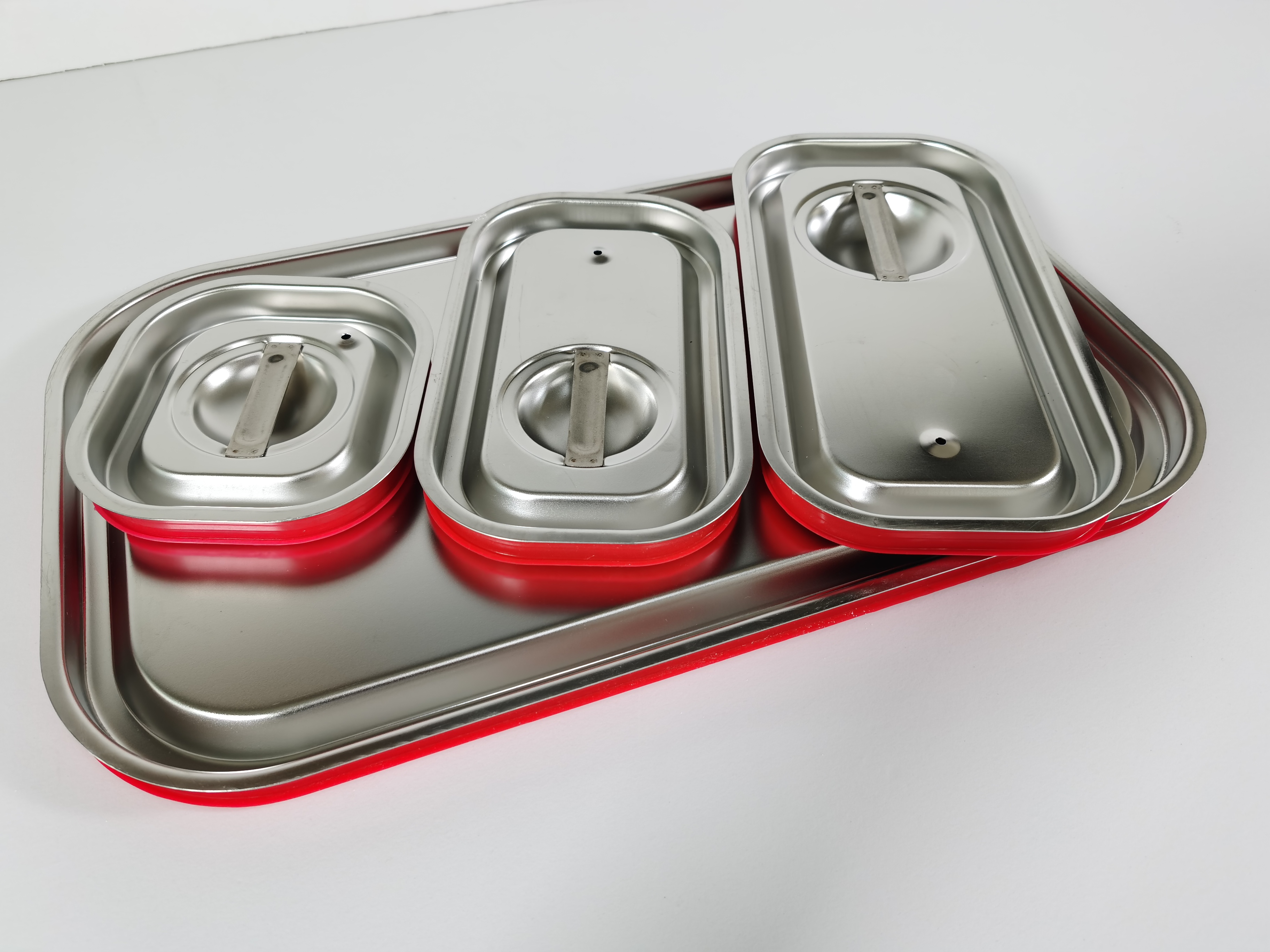 Stainless Steel GN Pan with Silicone Lid