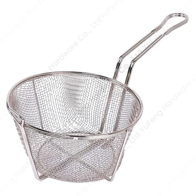 Round Wire Mesh Fry Basket Buy deep fryer basket round, round fryer