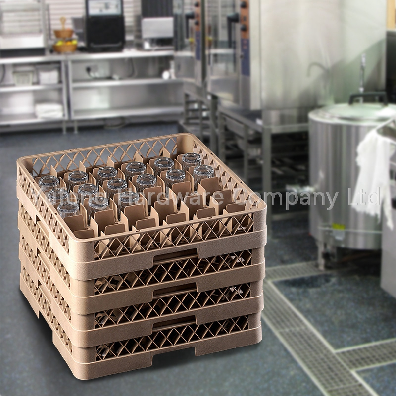 Glass Rack For Restaurant Commercial Full Size Glass Rack 36 Compartment Glassware Storage ...