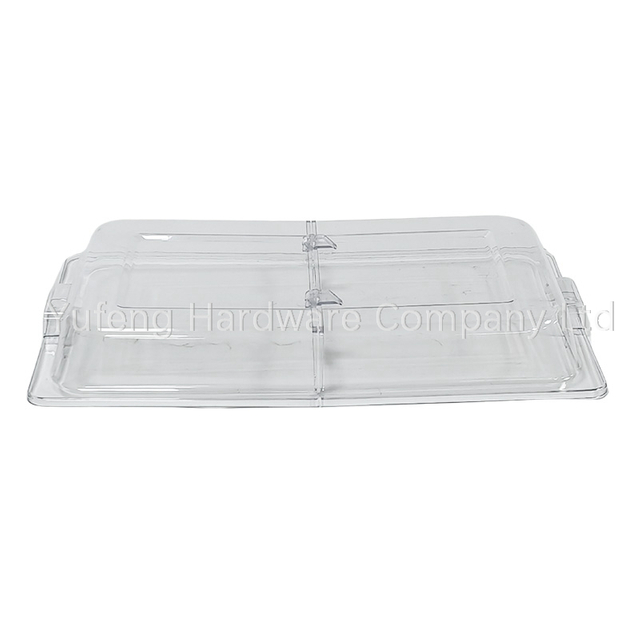 Flip Top Display Cover Plastic Dessert Cake Food Dome Tray Cover Hinged Opening